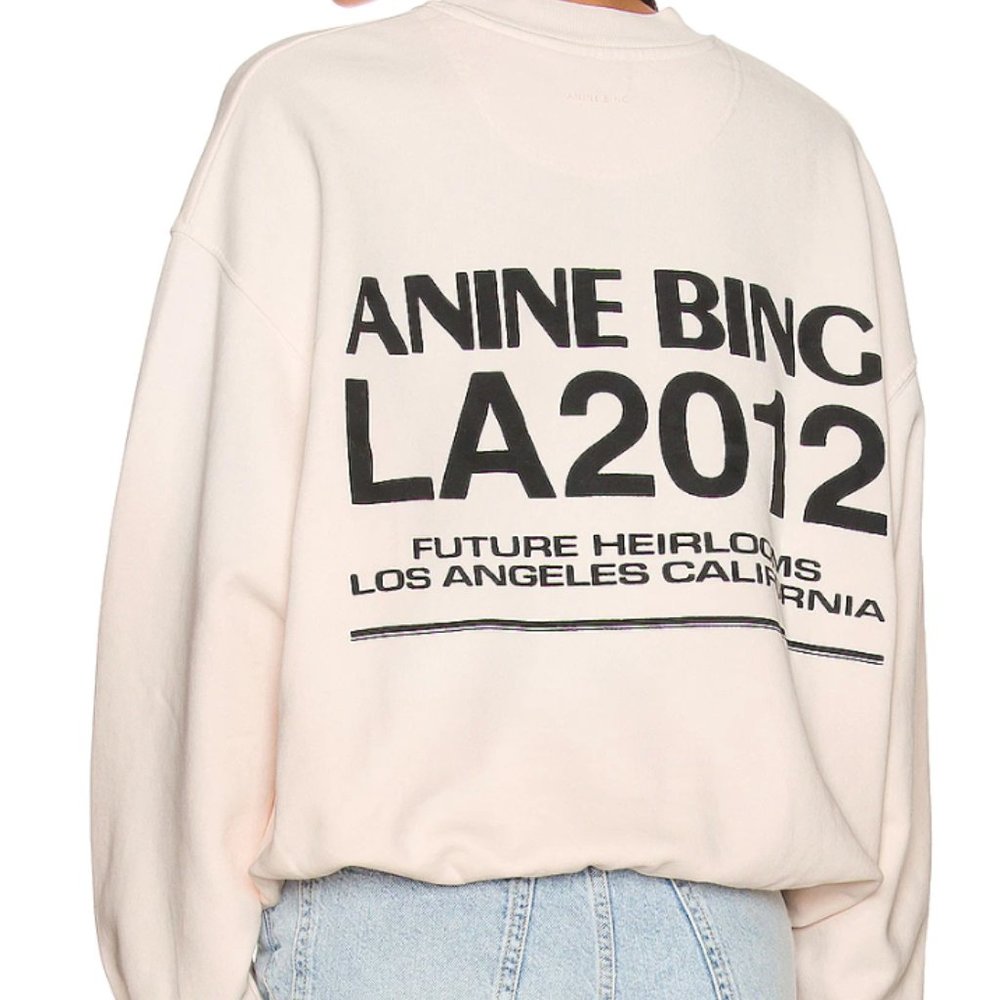 Sold Out  in a Large - Anine Bing Jaci Sweatshirt Bing LA ANINE BING